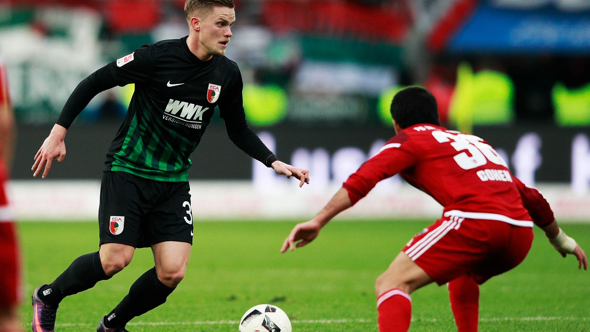 PHILIPP MAX AUGSBURG GERMAN BUNDESLIGA 05112016
