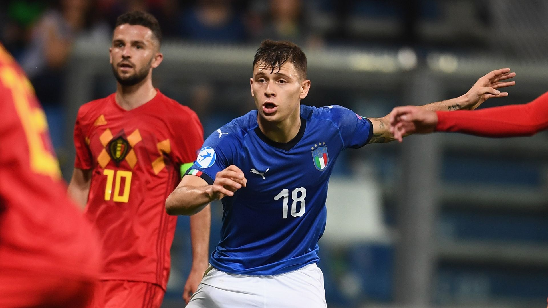 Nicolo Barella Italy Belgium