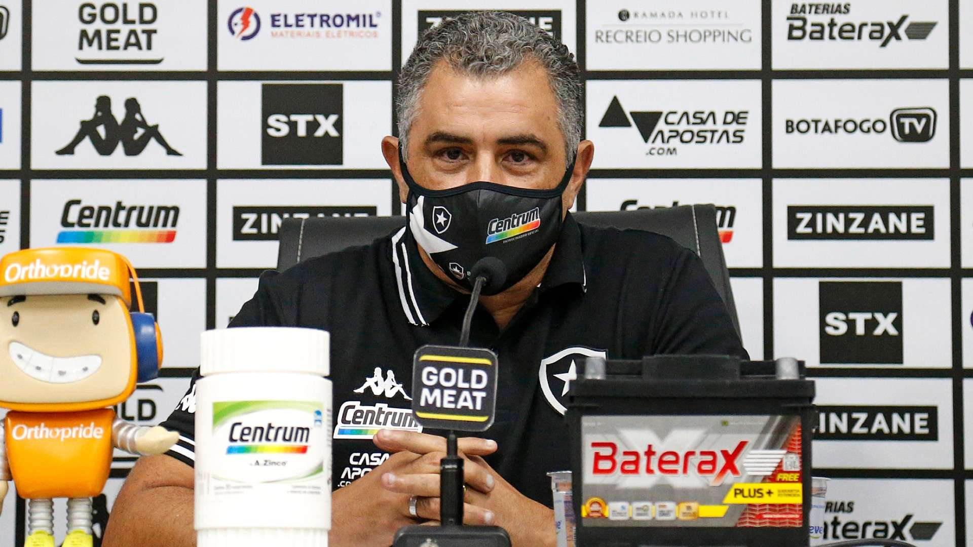 Marcelo Chamusca Botafogo apresentação 22 02 2021