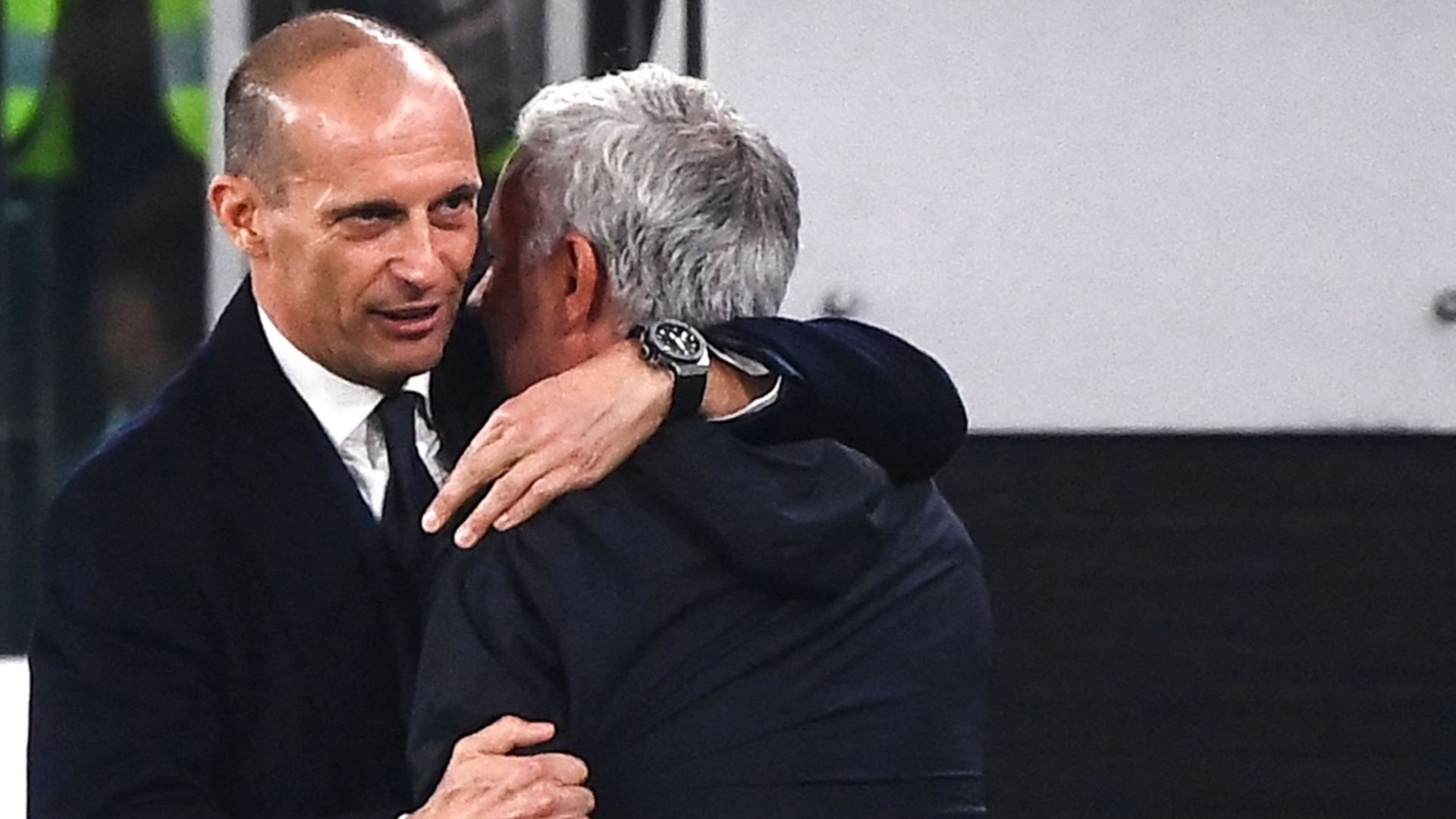 Allegri Mourinho Juventus Roma Serie A