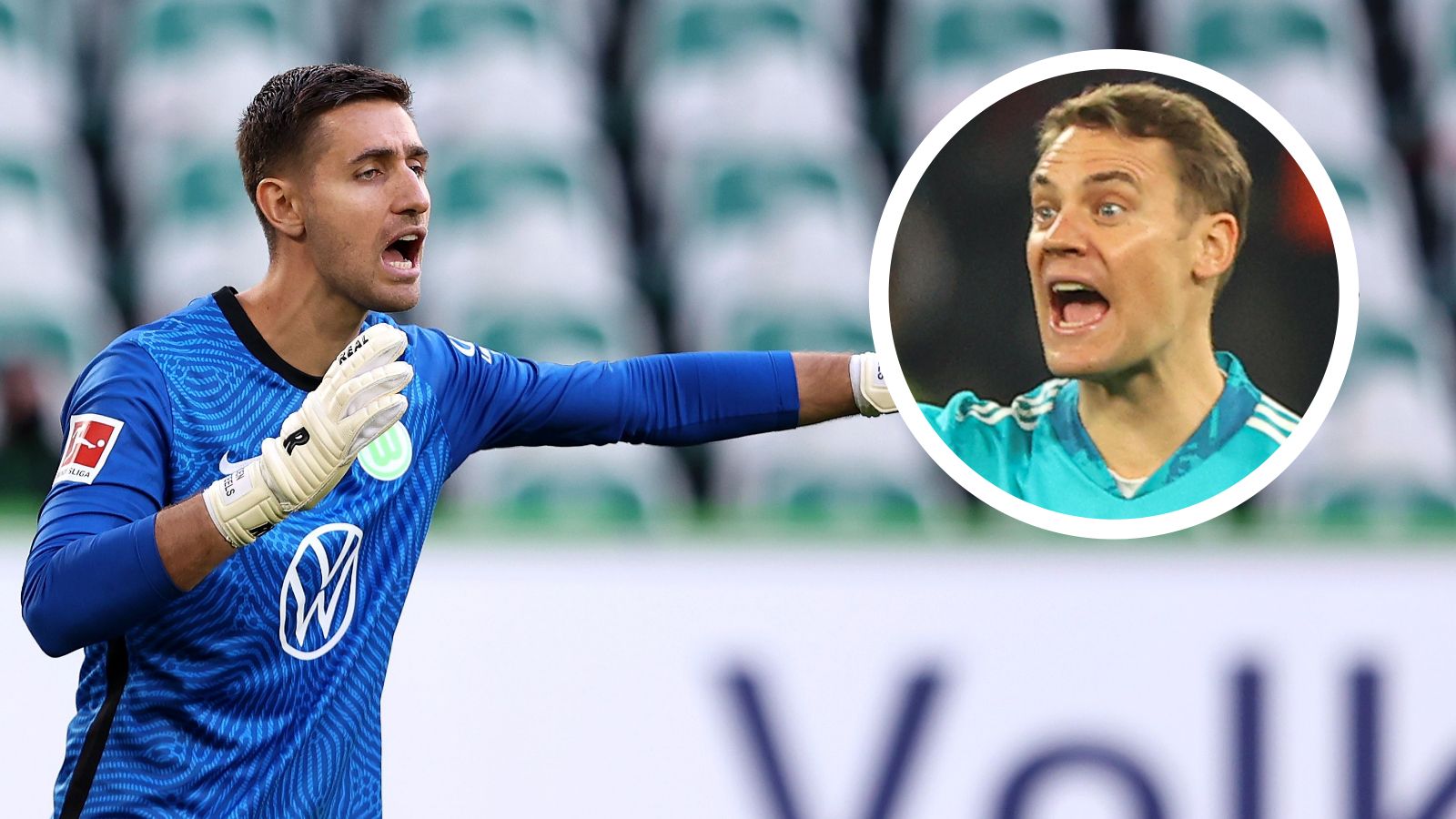 GFX Koen Casteels Manuel Neuer