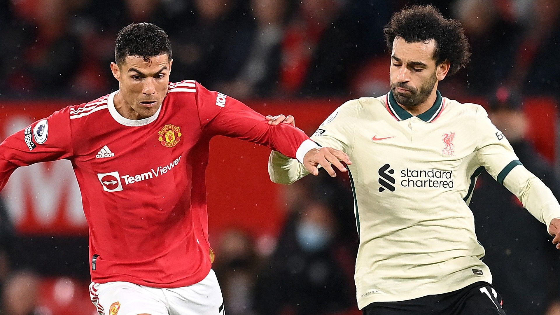 Cristiano Ronaldo Mohamed Salah Manchester United Liverpool 2021-22