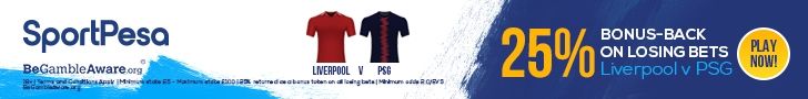 SportPesa Liverpool v PSG offer footer