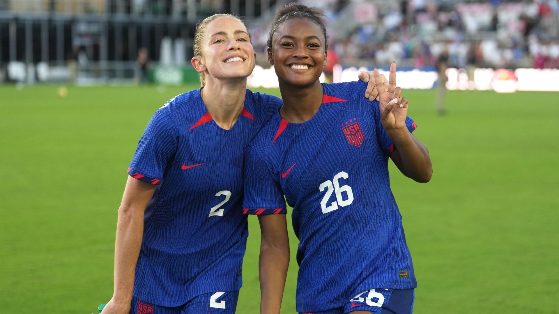 Abby Dahlkemper Jaedyn Shaw 2023 USWNT