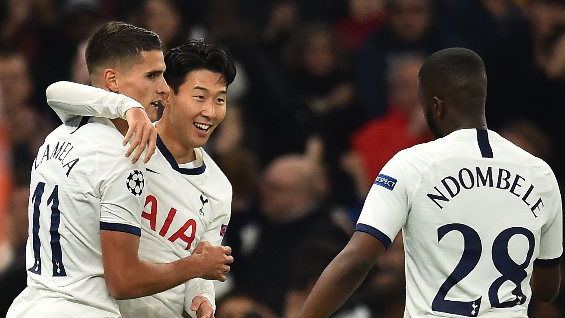 Erik Lamela, Son Heung-min, Tanguy Ndombele