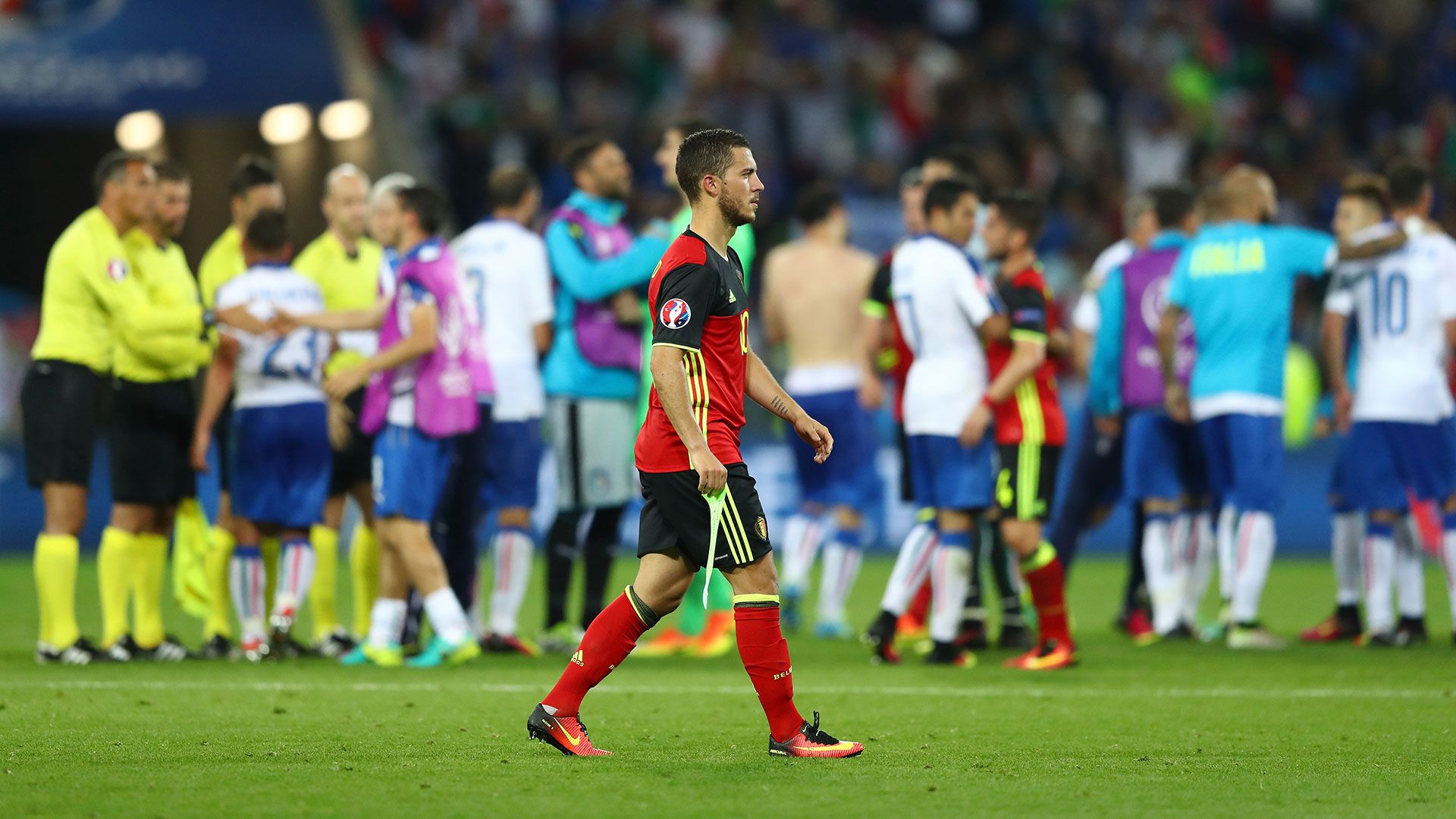 Eden Hazard Belgium Italy