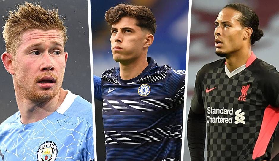 GFX Kevin De Bruyne Kai Havertz Virgil van Dijk