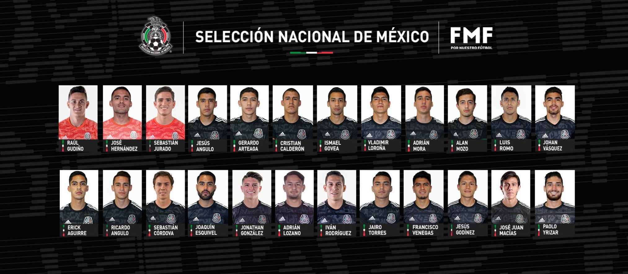 Convocados Selección mexicana vs Trinidad y Tobago