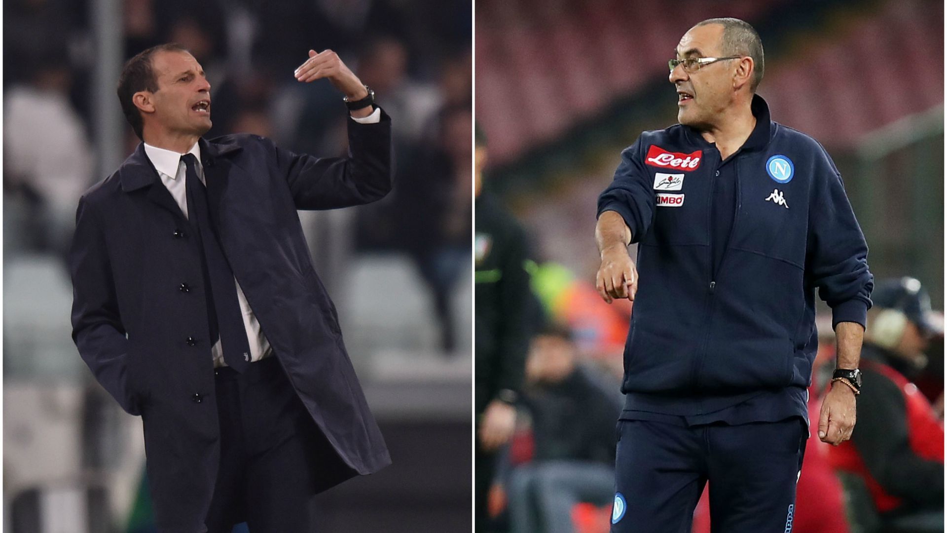 Allegri Sarri Napoli-Juventus