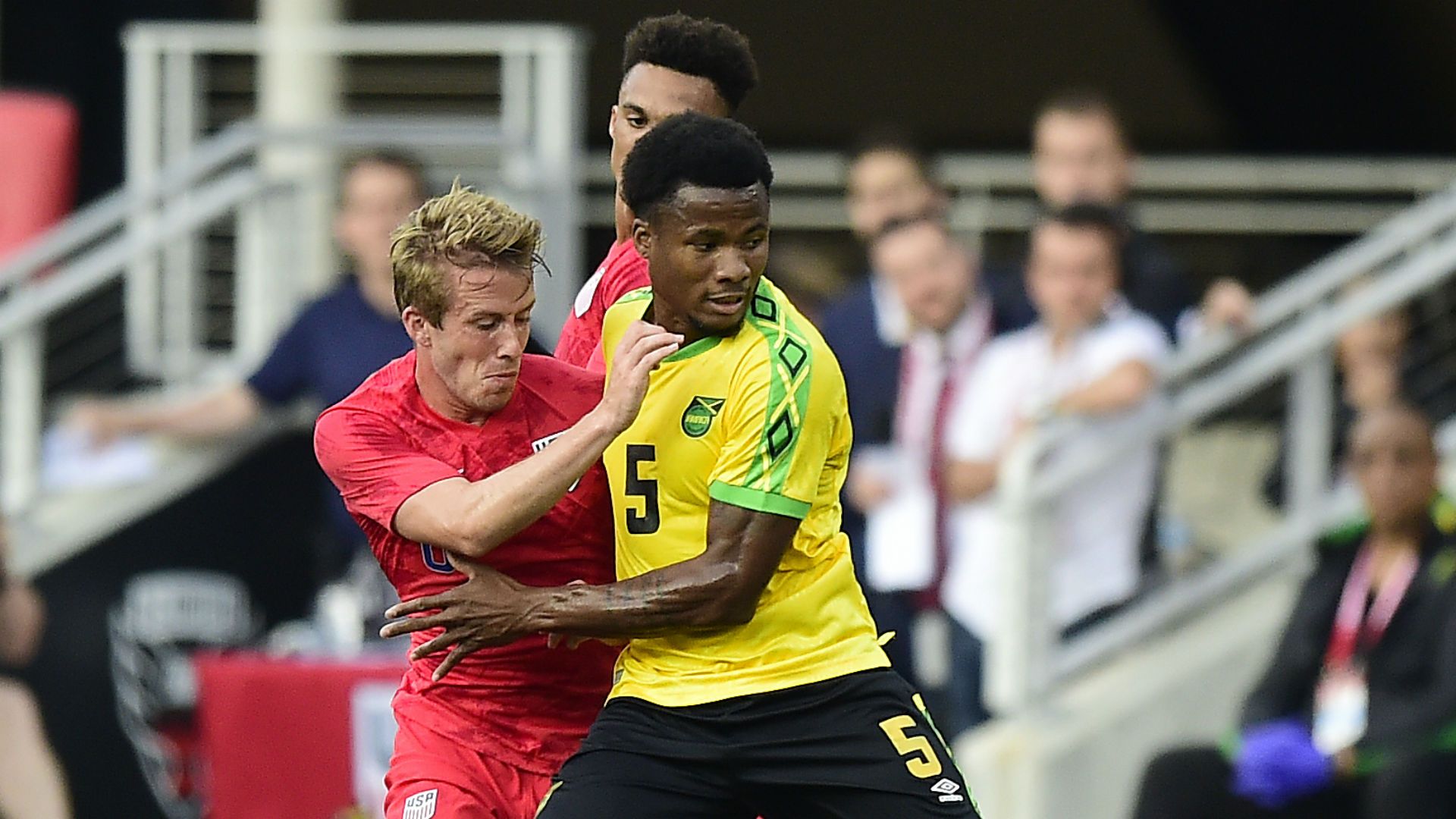 Jackson Yueill Alvas Powell USA Jamaica 2019