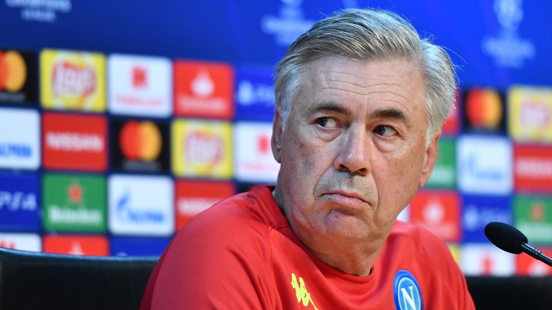 Carlo Ancelotti Napoli PSG press conference