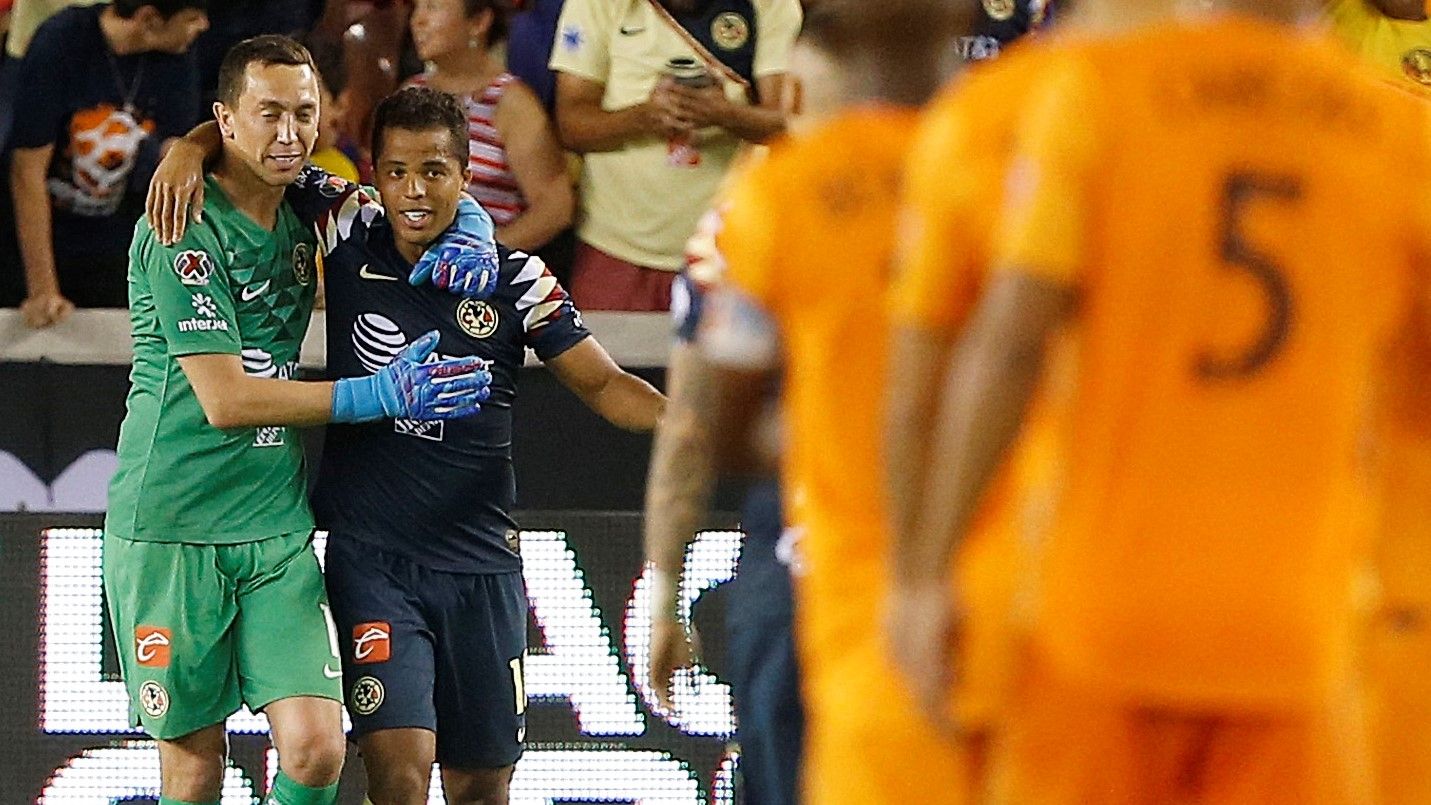 Giovani Dos Santos Agustin Marchesin America Leagues Cup