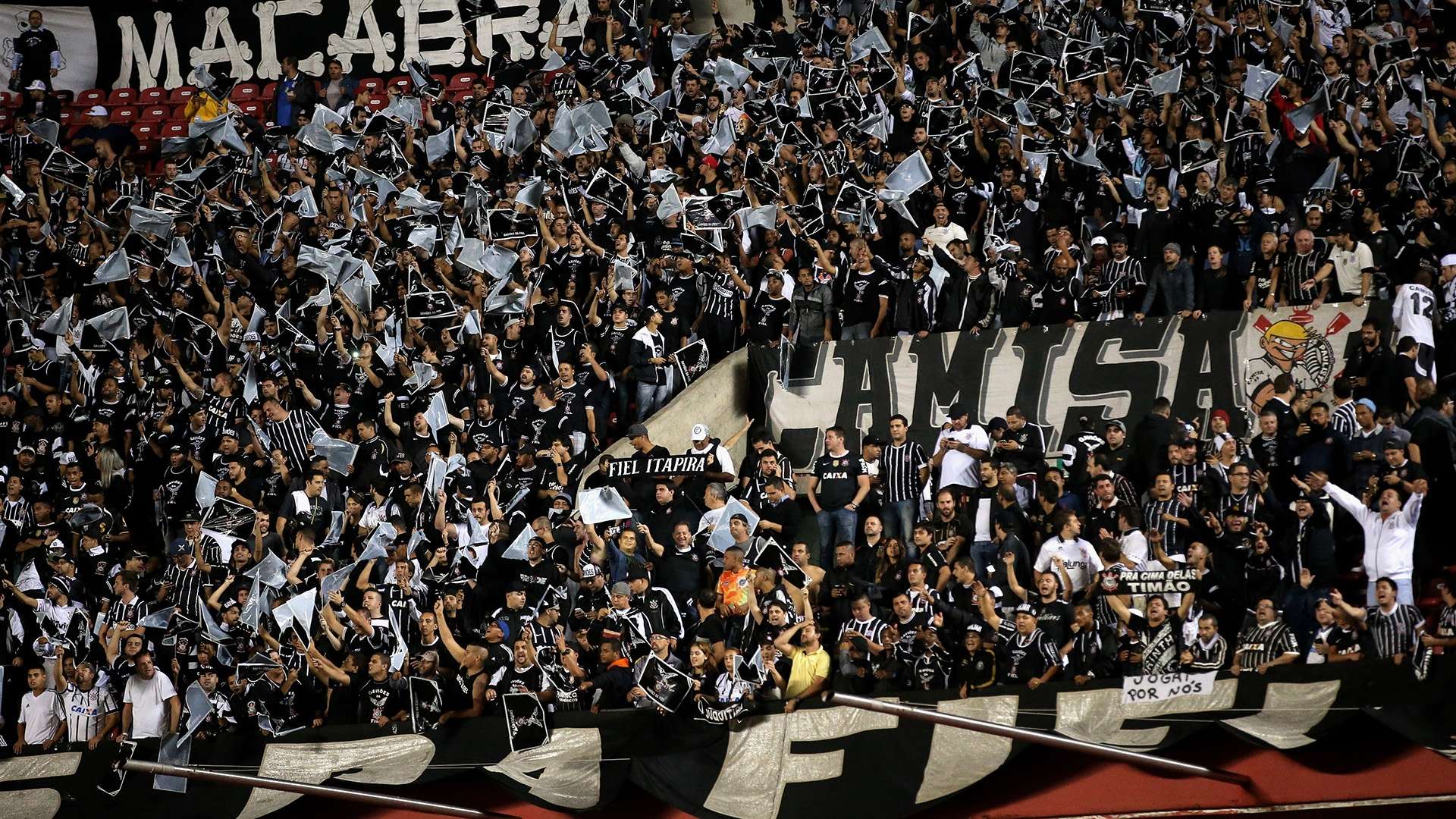 Torcida Corinthians Libertadores 22042015