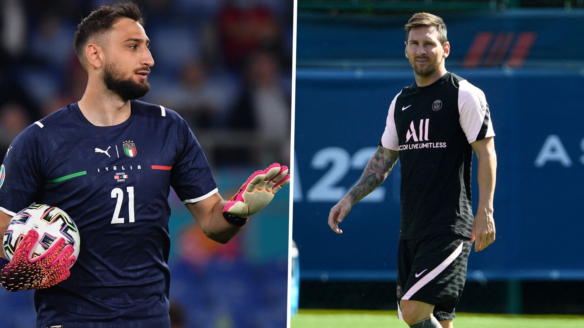 Gianluigi Donnarumma, Lionel Messi GFX