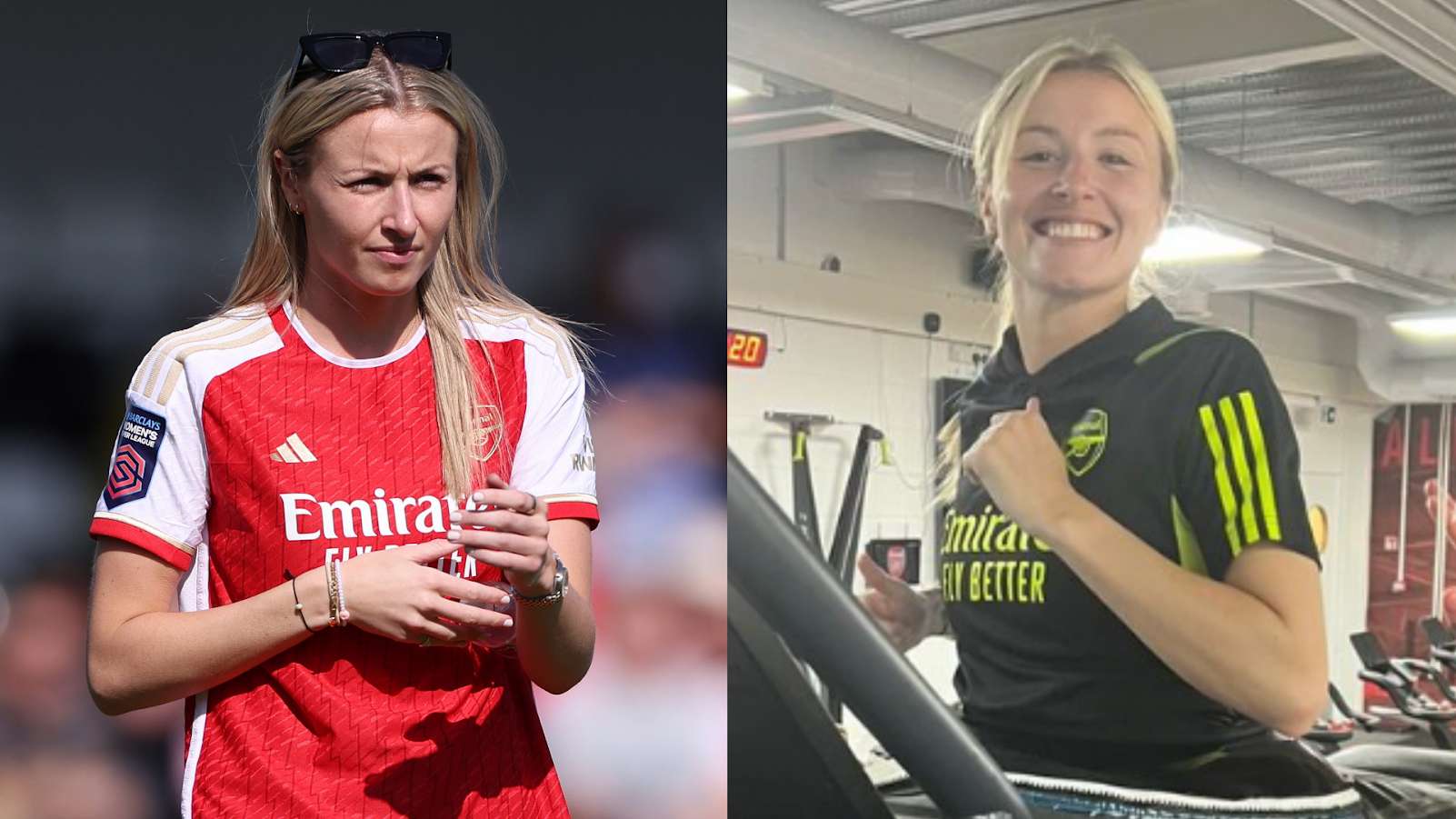 Leah Williamson Training