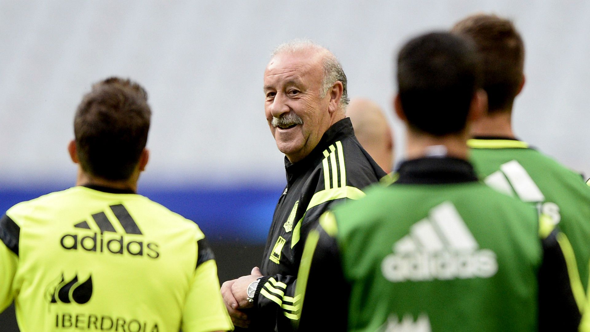 Vicente Del Bosque Spain Training