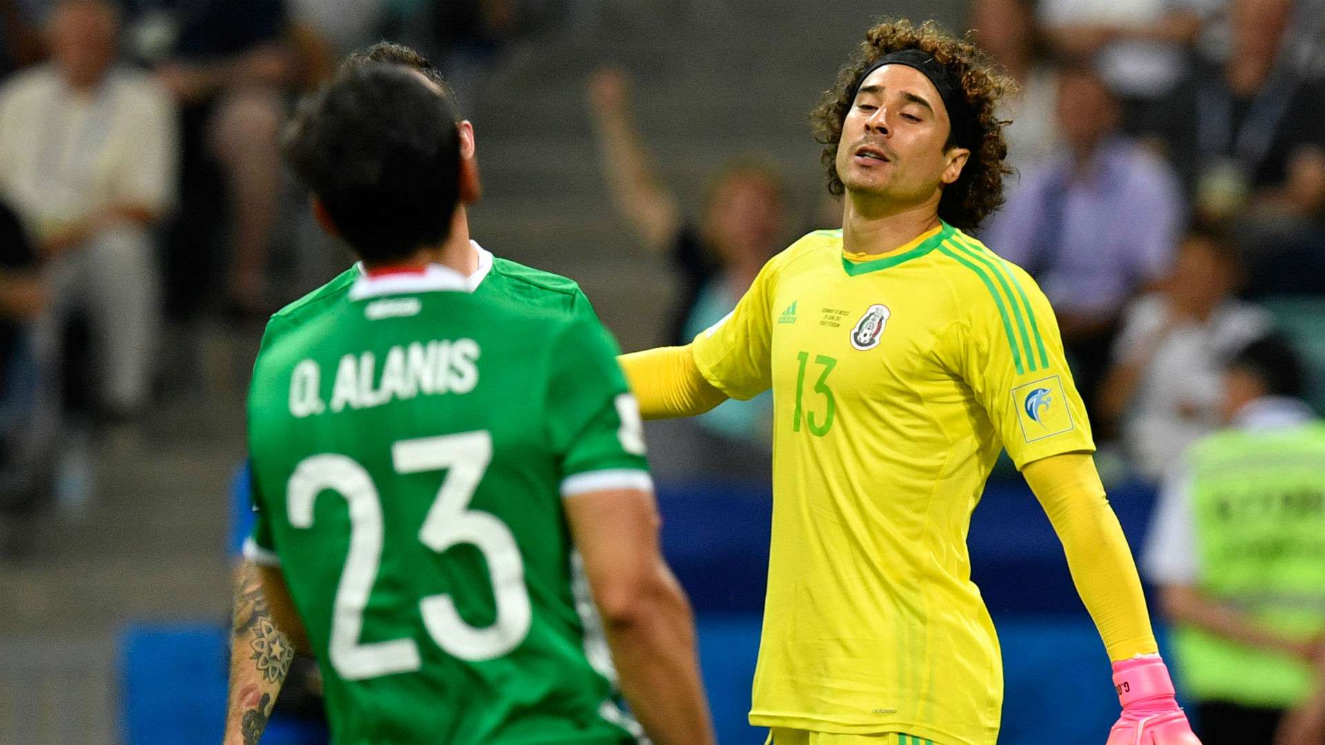 Guillermo Ochoa Oswaldo Alanís Mexico Germany Confederations Cup