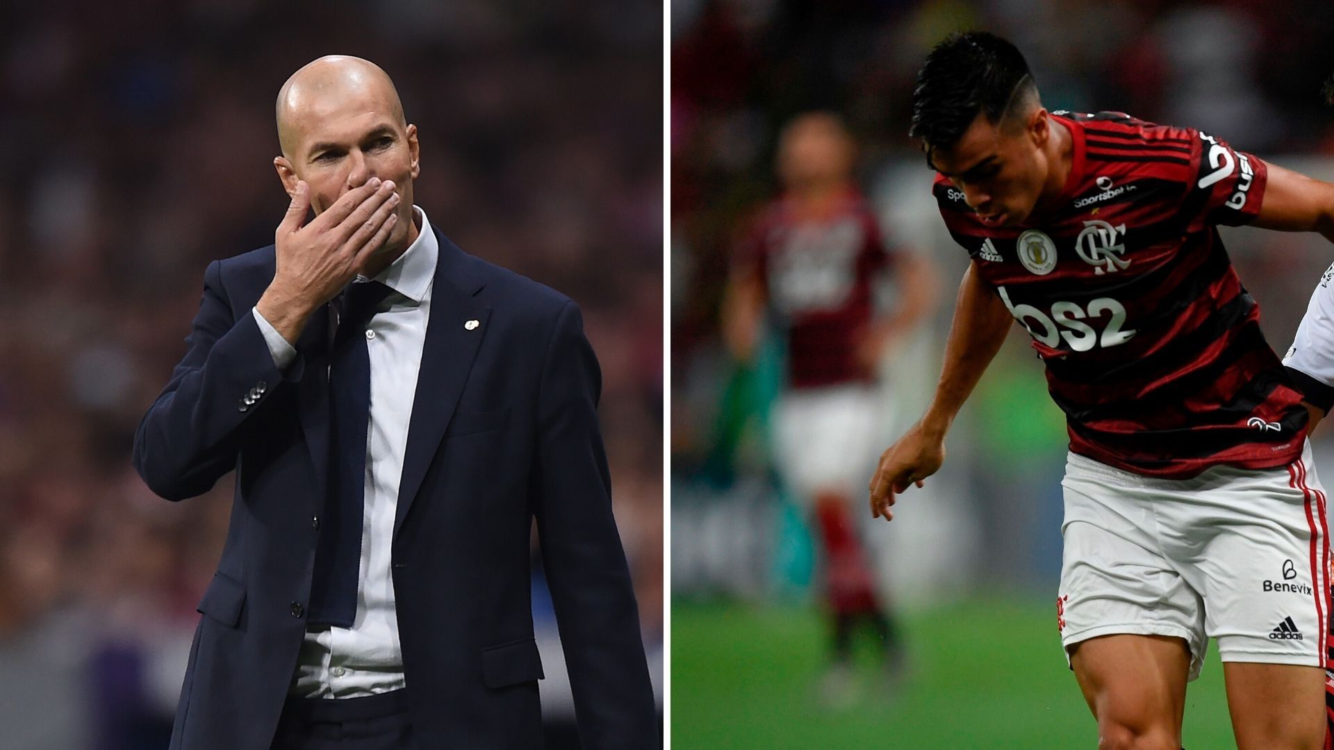Zidane y Reinier, Real Madrid y Flamengo