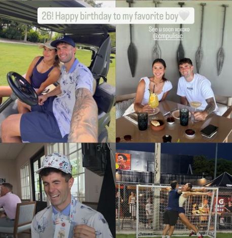 Alexa Melton and Christian Pulisic