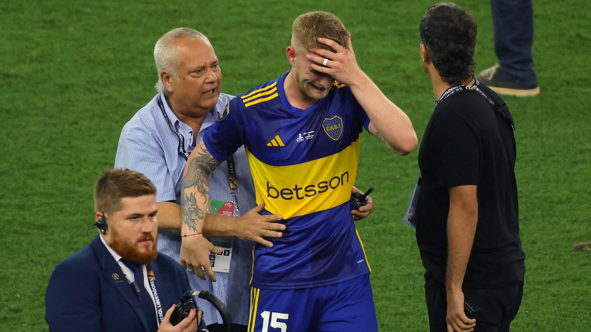 Nicolas Valentini Boca Fluminense Final Copa Libertadores 2023