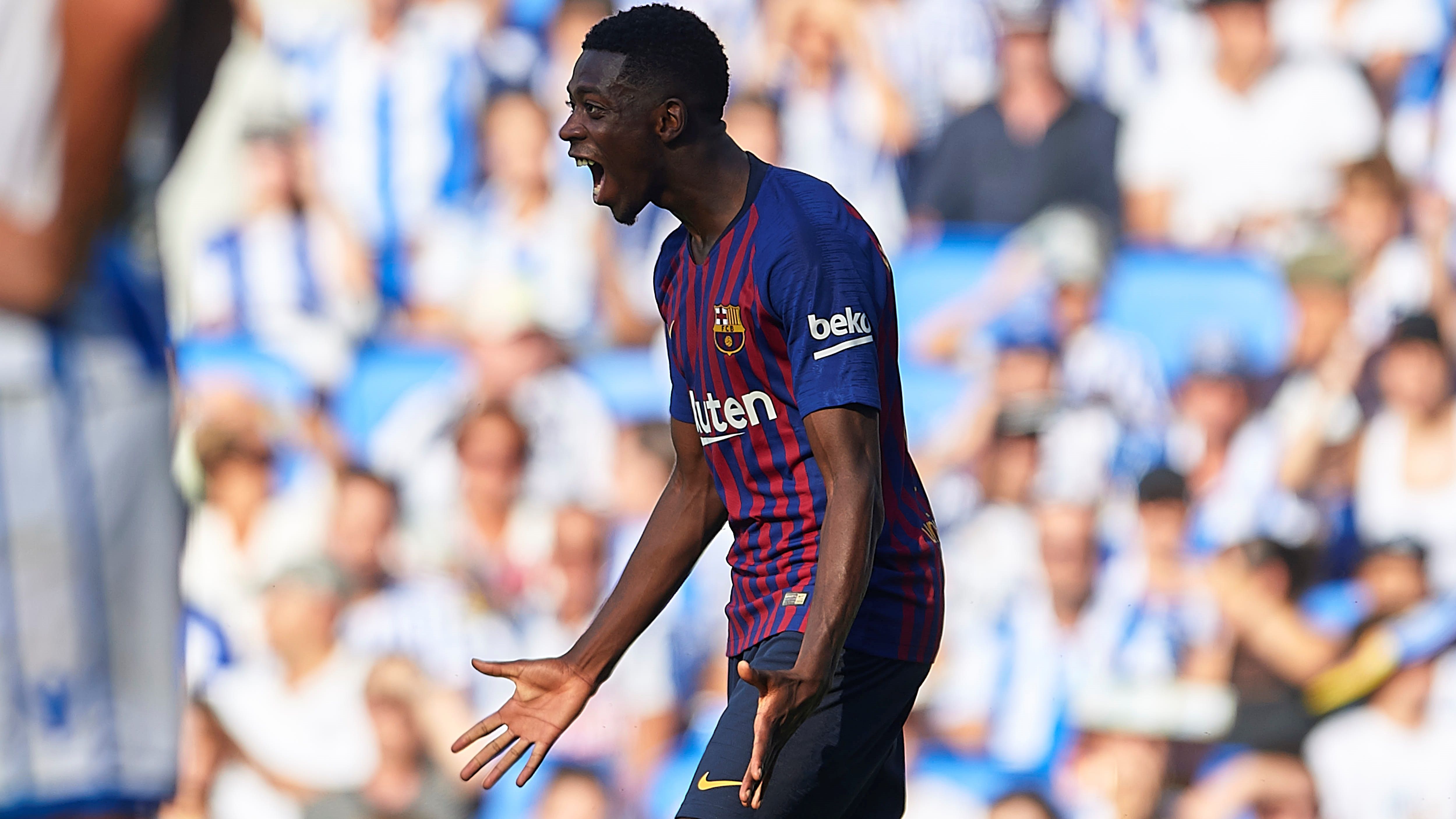 Ousmane Dembele Real Sociedad Barcelona LaLiga 15092018