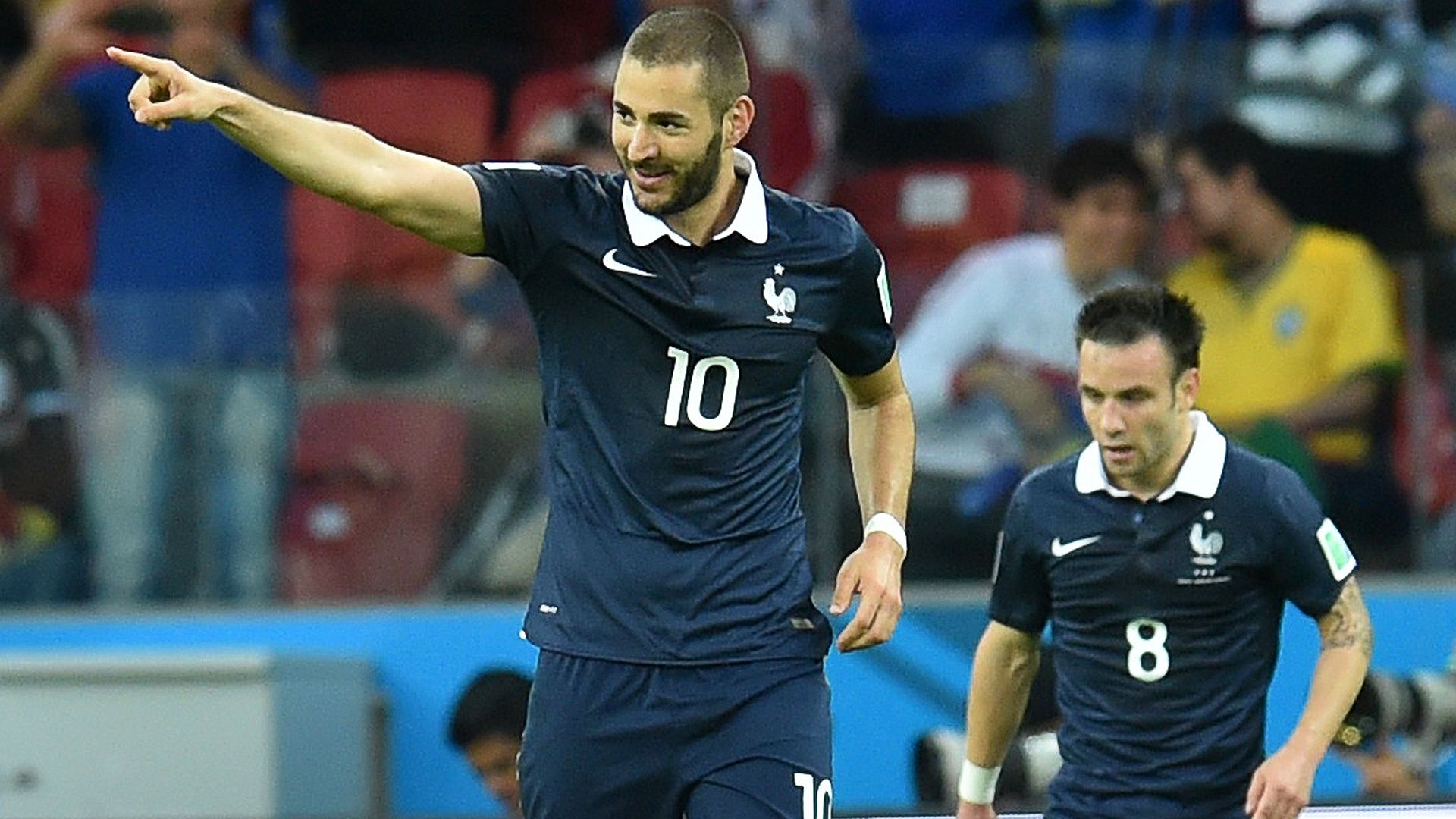Karim Benzema Mathieu Valbuena France 06152014
