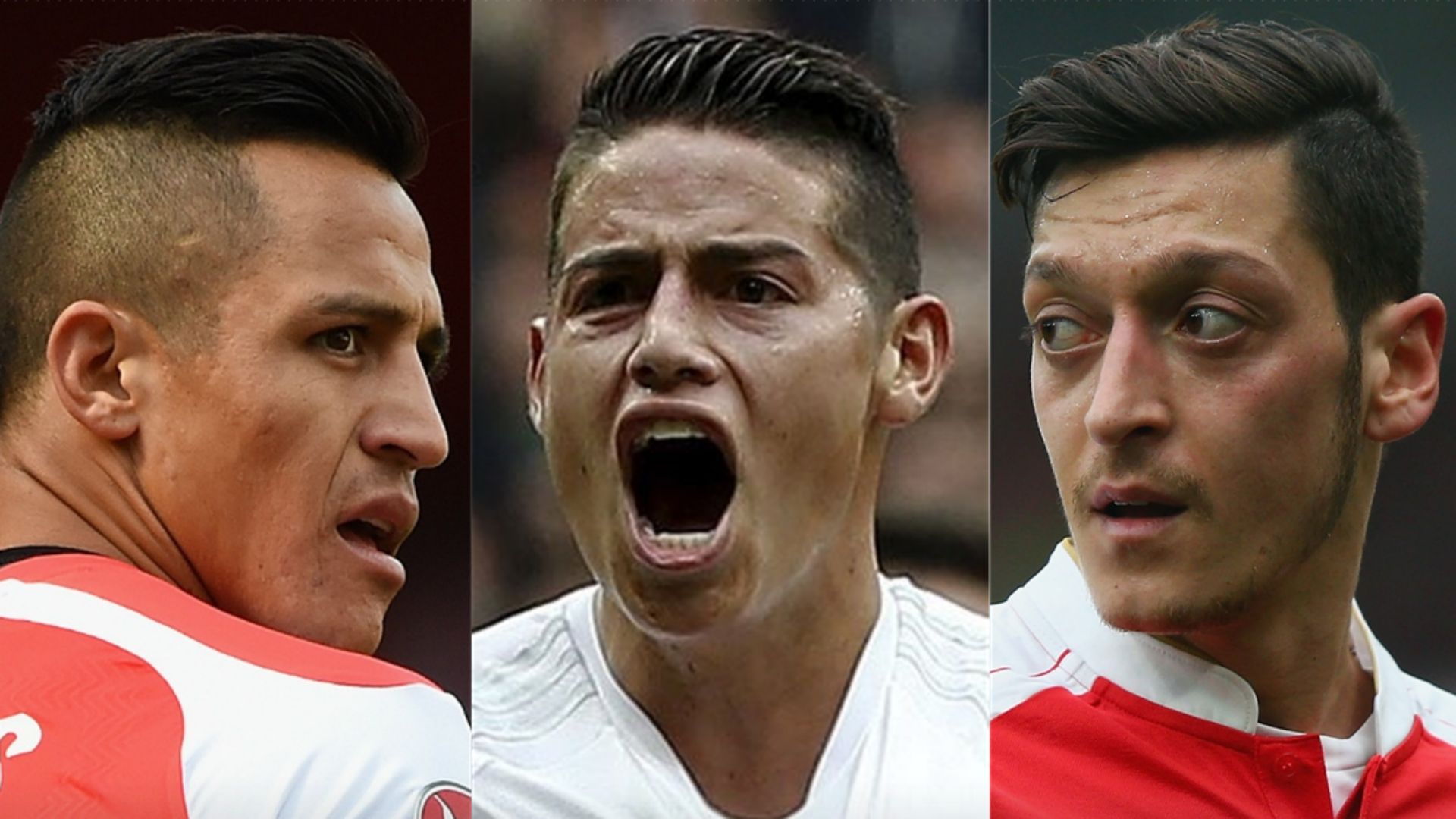 Tridente Arsenal con James