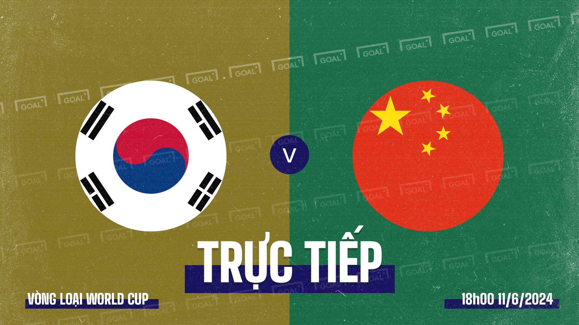 South Korea vs China 2024 GFX