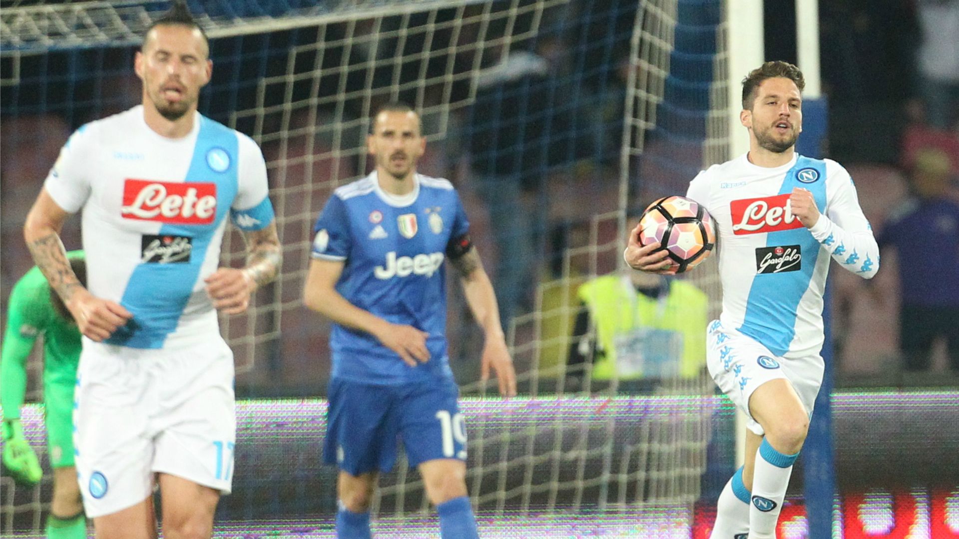 Marek Hamsik Dries Mertens Napoli Juventus