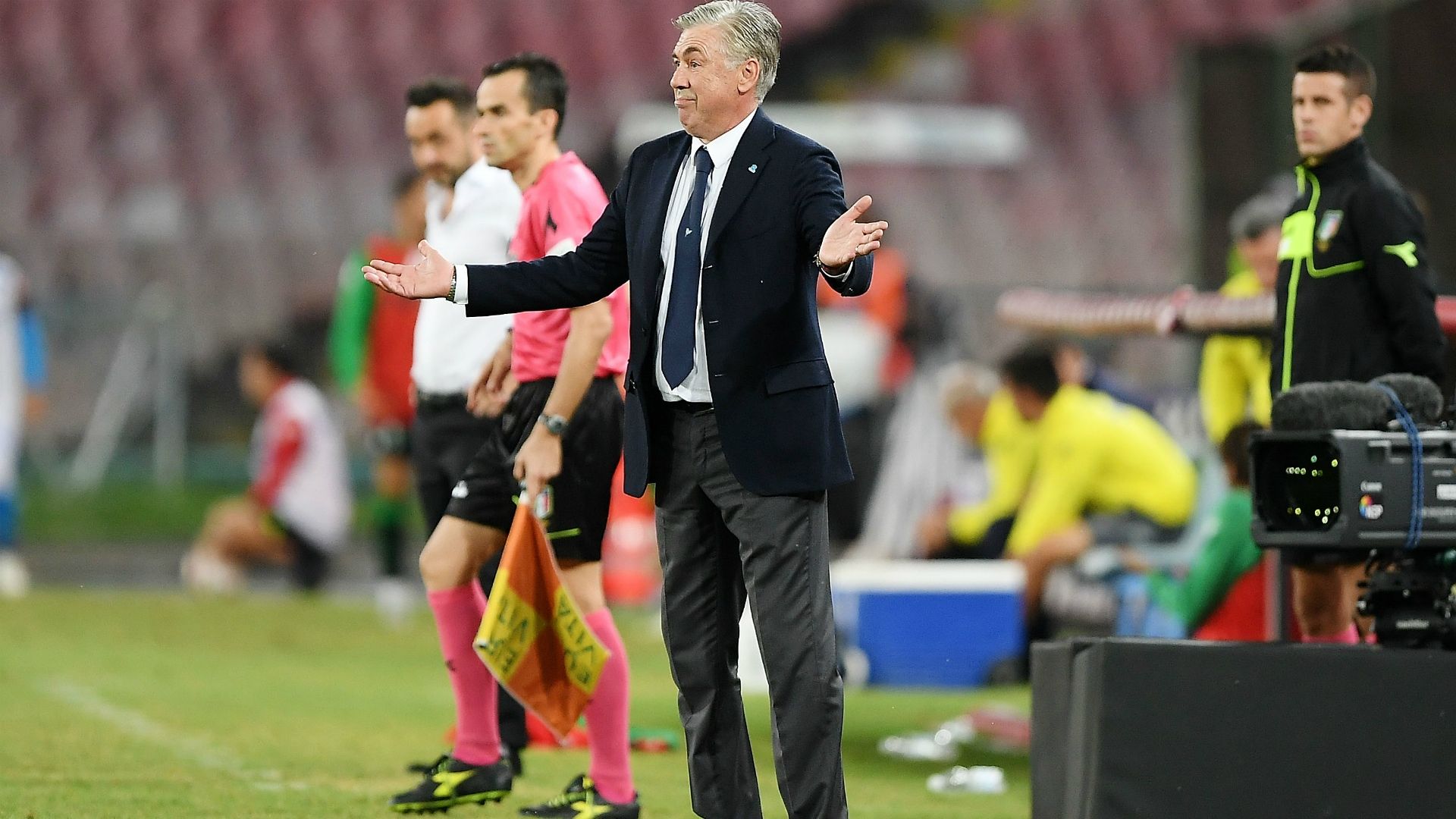 Carlo Ancelotti Napoli coach Serie A