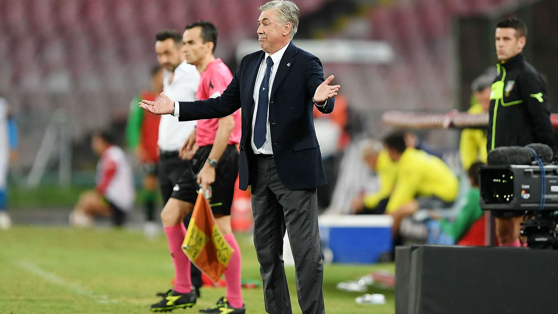 Carlo Ancelotti Napoli coach Serie A