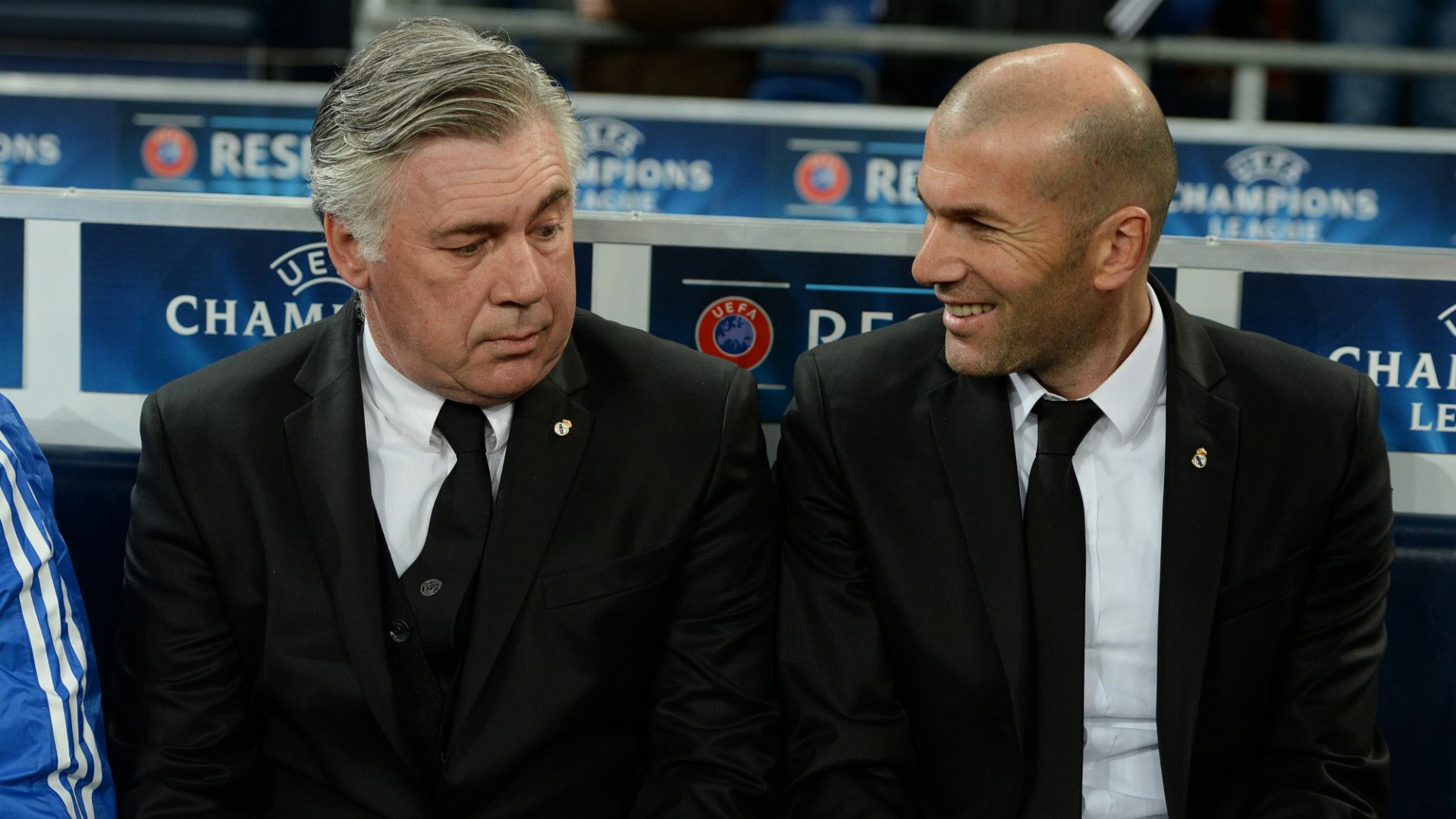 ZINEDINE ZIDANE CARLO ANCELOTTI CHAMPIONS LEAGUE REAL MADRID