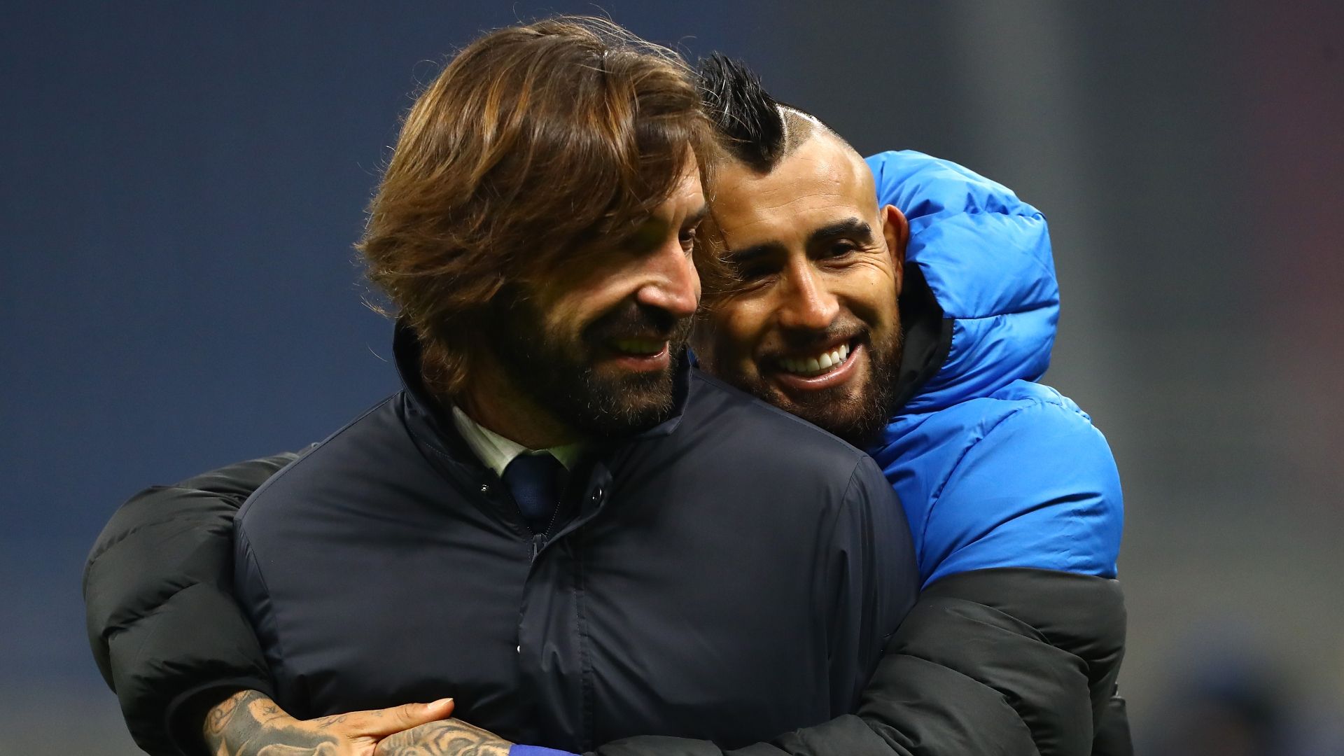 Arturo Vidal Andrea Pirlo Inter Juventus