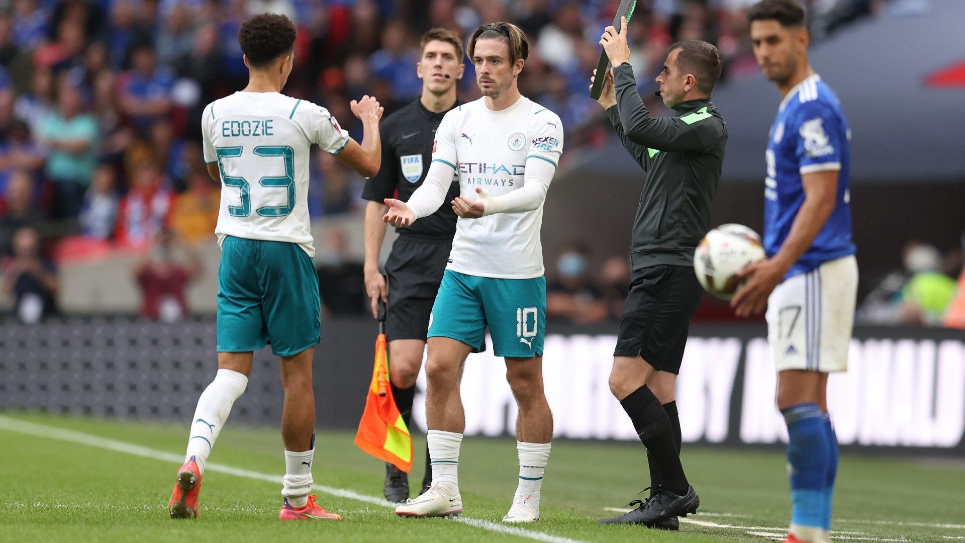 Jack Grealish Manchester City Community Shield 2021