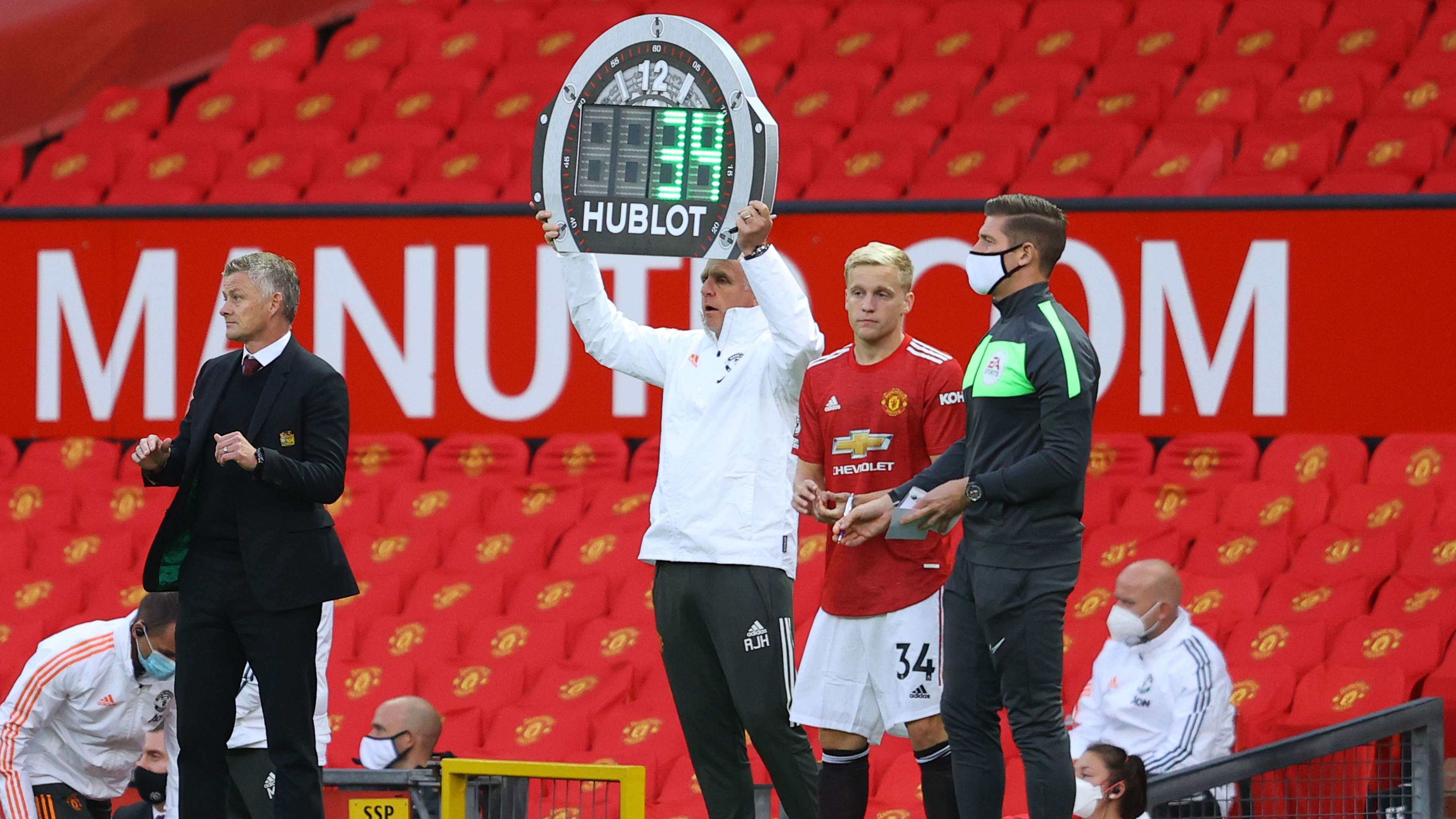 Donny van de Beek Manchester United Crystal Palace