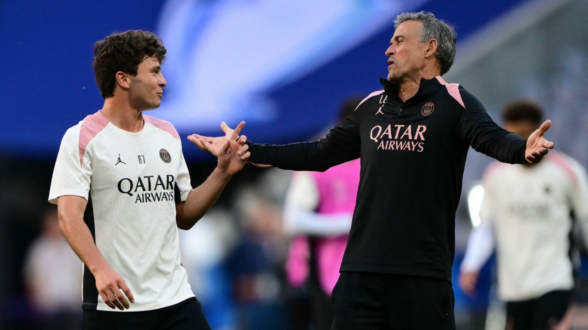 Joao Neves Luis Enrique PSG 2025