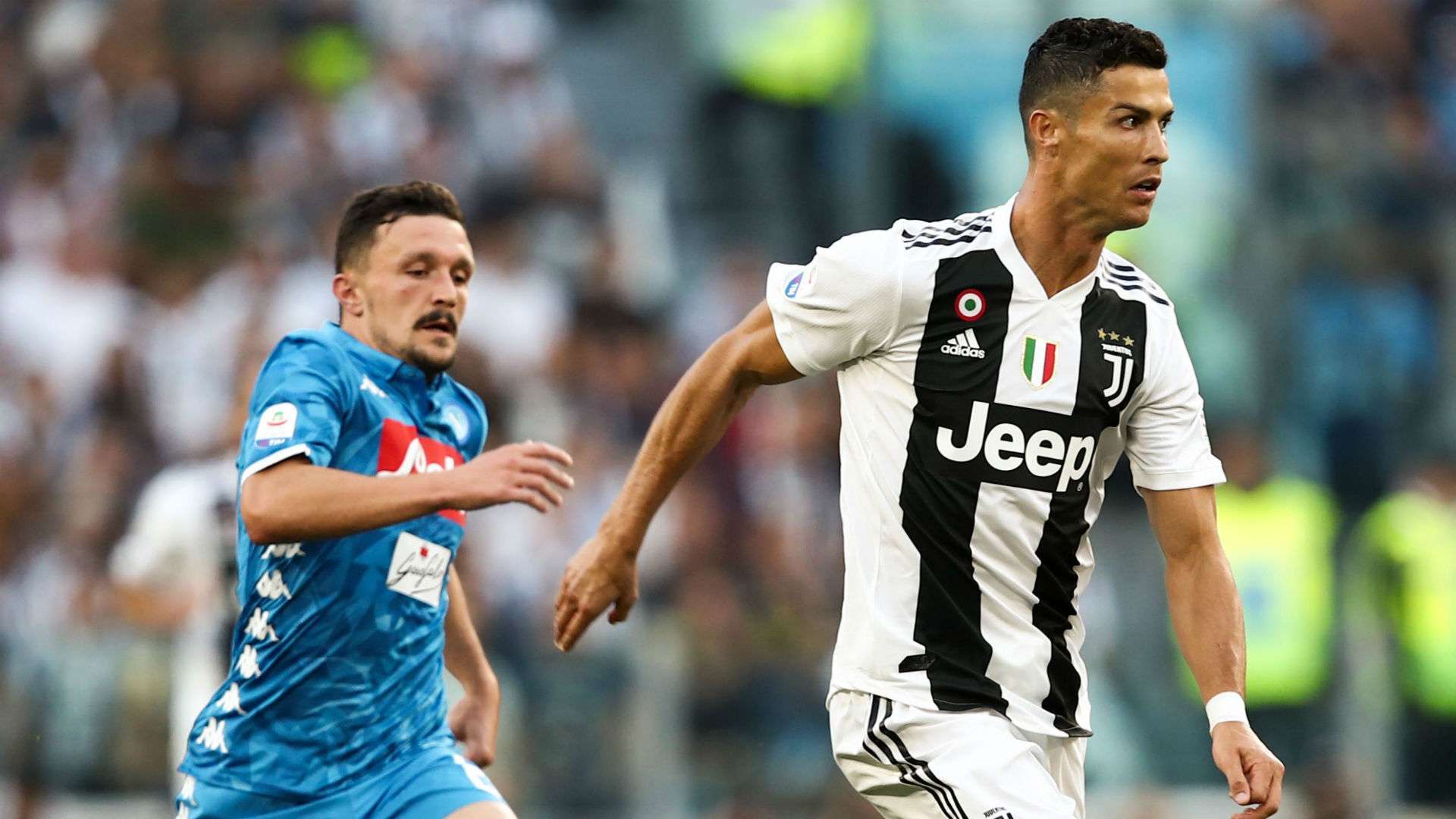 Cristiano Ronaldo Mario Rui Juventus Napoli Serie A