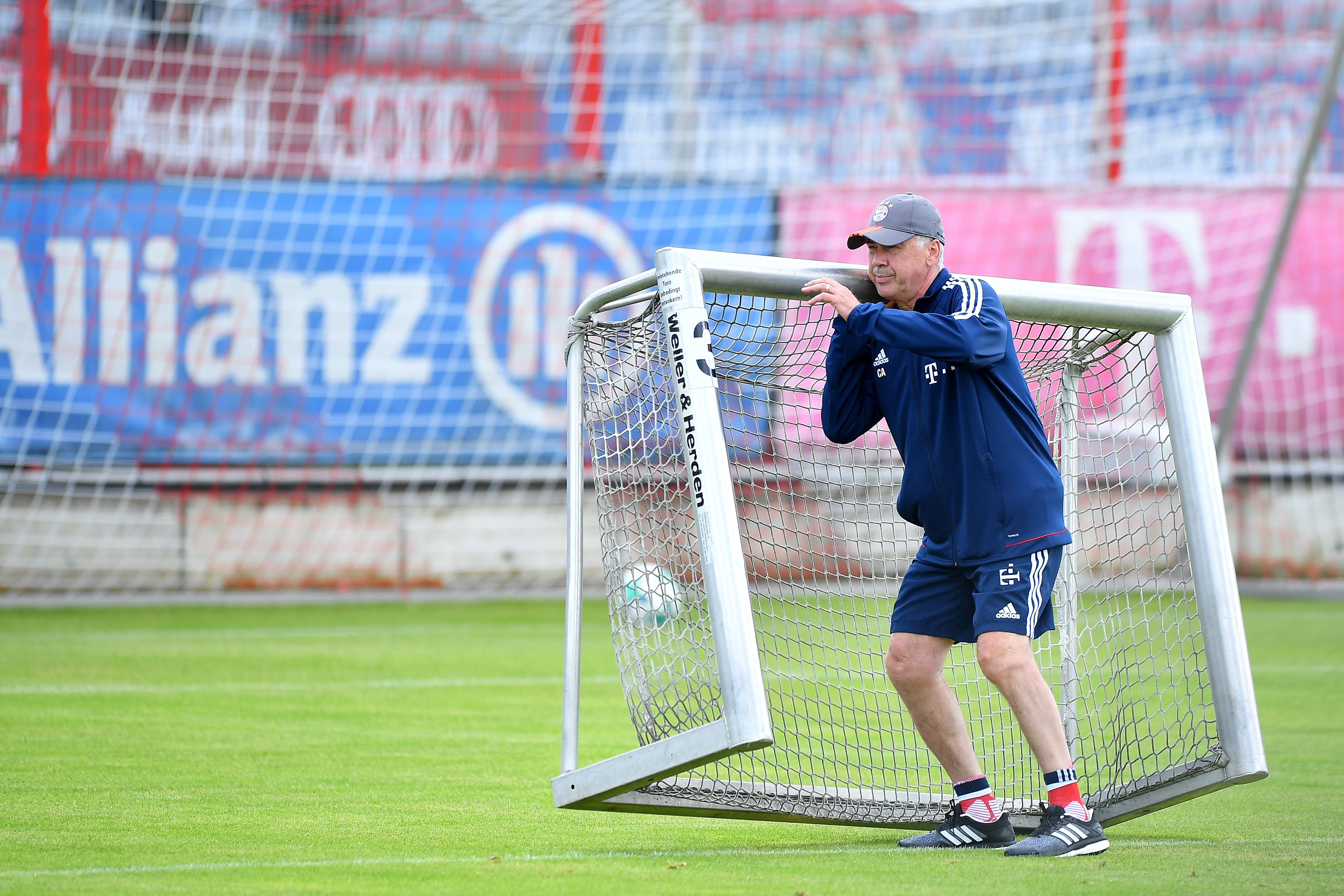 Carlo Ancelotti Bayern München Training 01072017