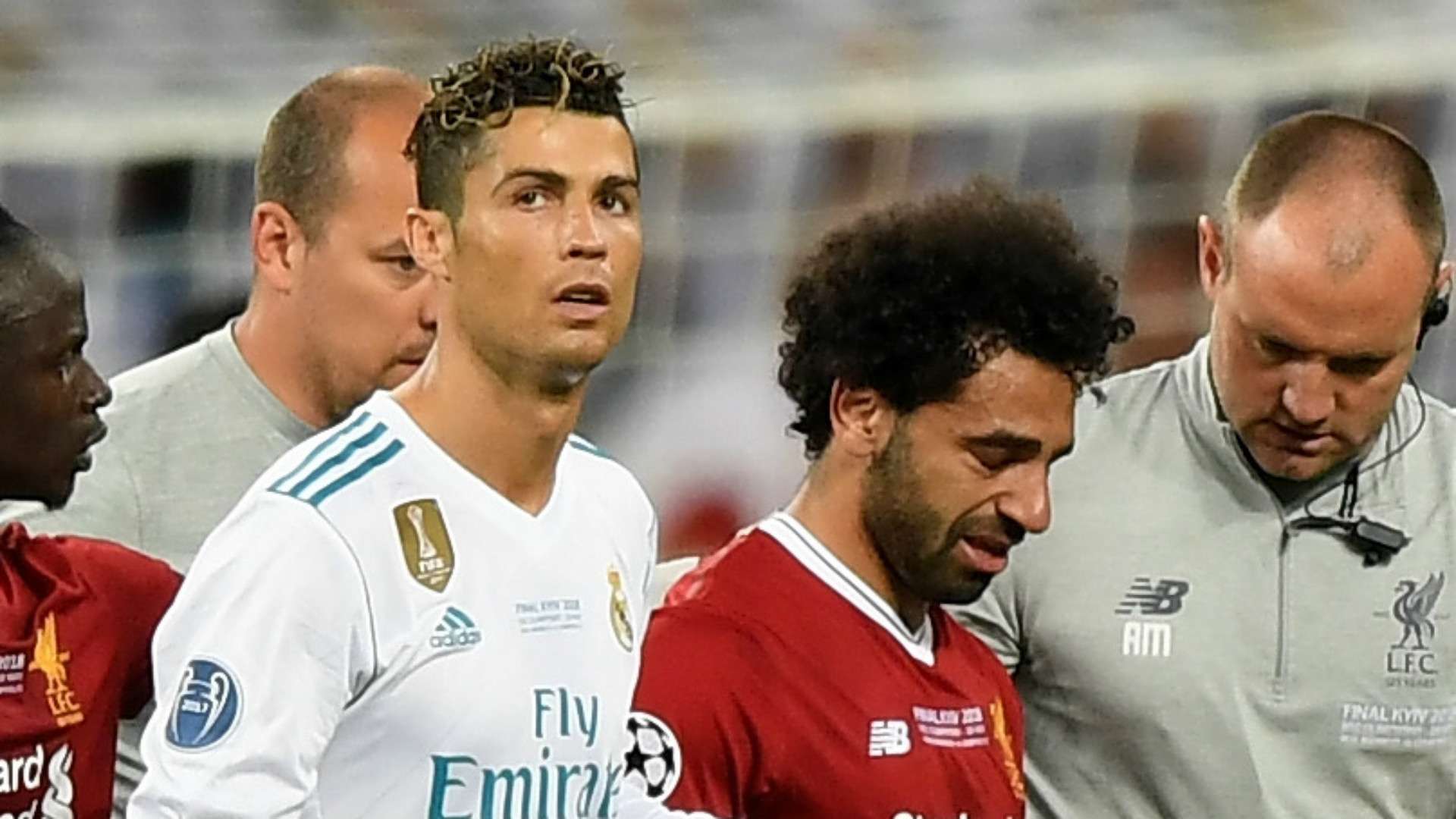 Cristiano Ronaldo Mohamed Salah Real Madrid Liverpool 2017-18