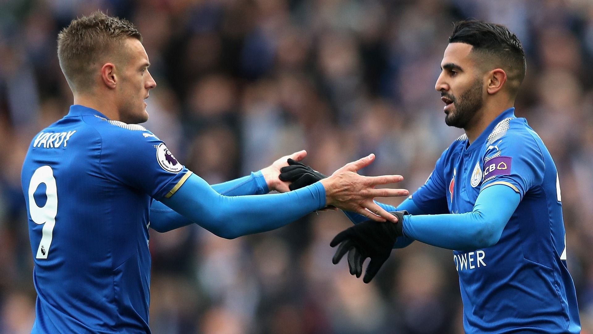 Jamie Vardy Riyad Mahrez