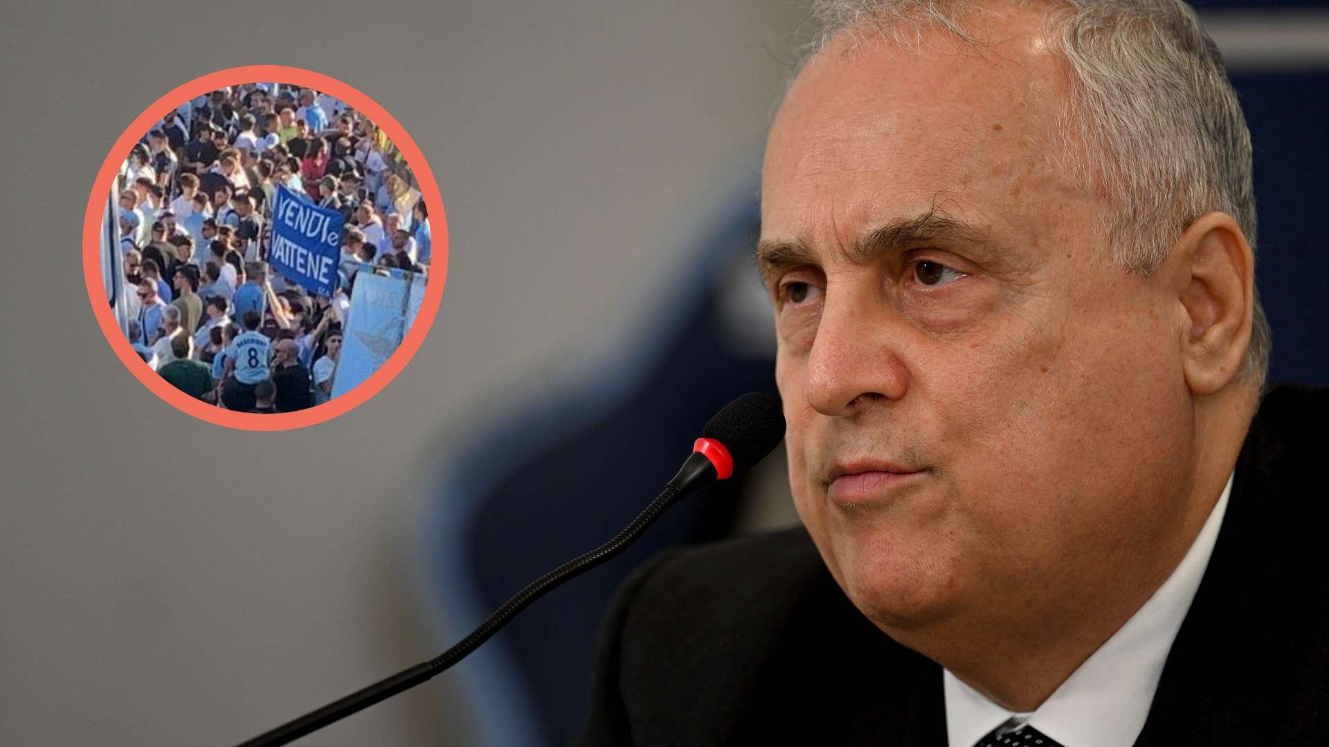 Lotito protesta tifosi Lazio