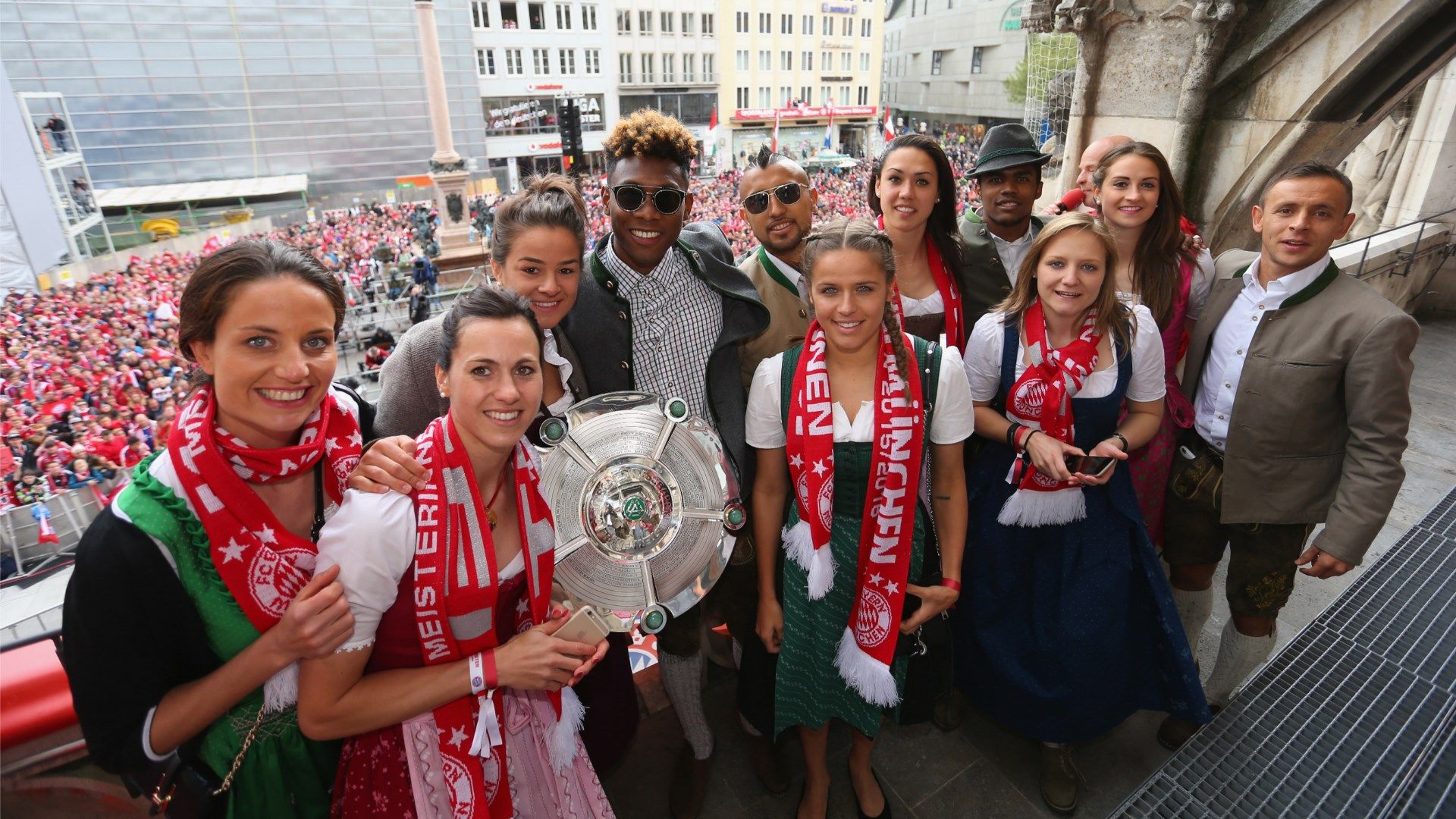 FC Bayern title celebrations 2016