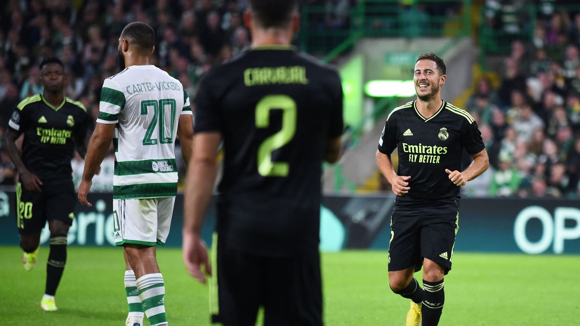 Eden Hazard Celtic Glasgow vs. Real Madrid