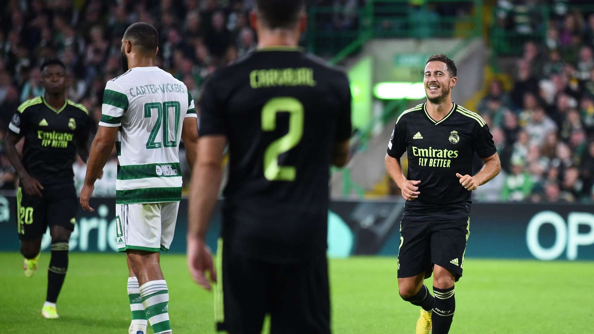 Eden Hazard Celtic Glasgow vs. Real Madrid