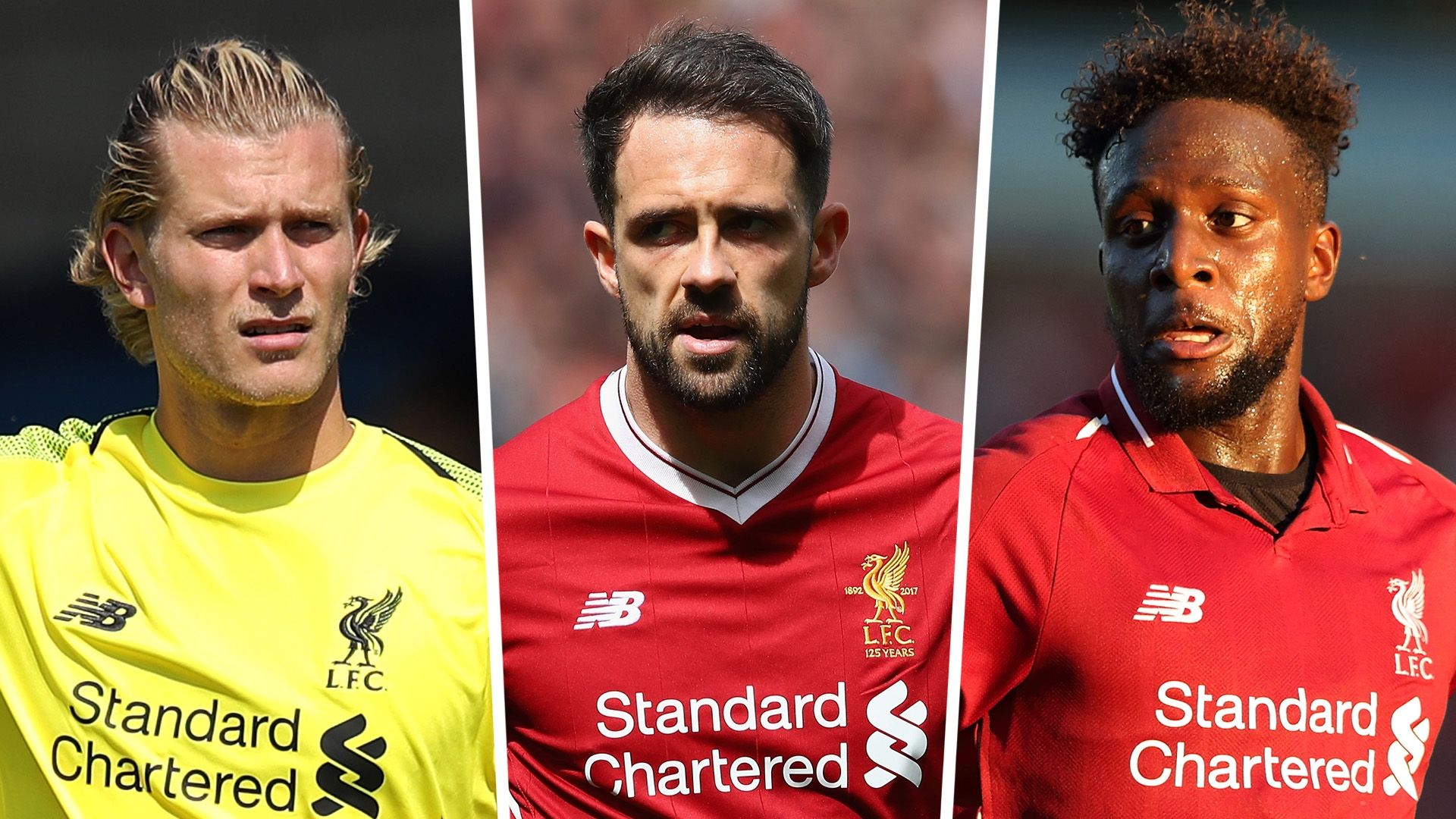 Loris Karius Danny Ings Divock Origi Liverpool
