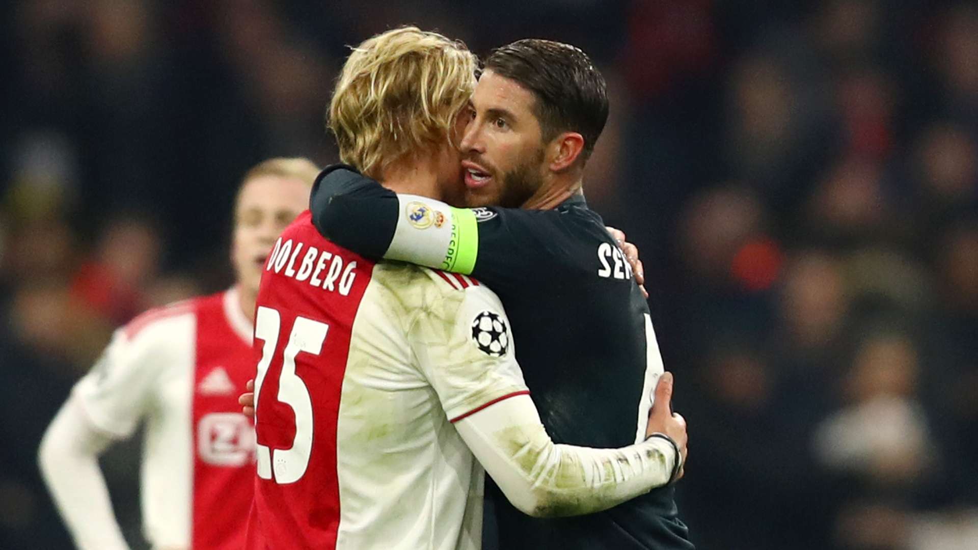 Kasper Dolberg Ajax Sergio Ramos Real Madrid 2019