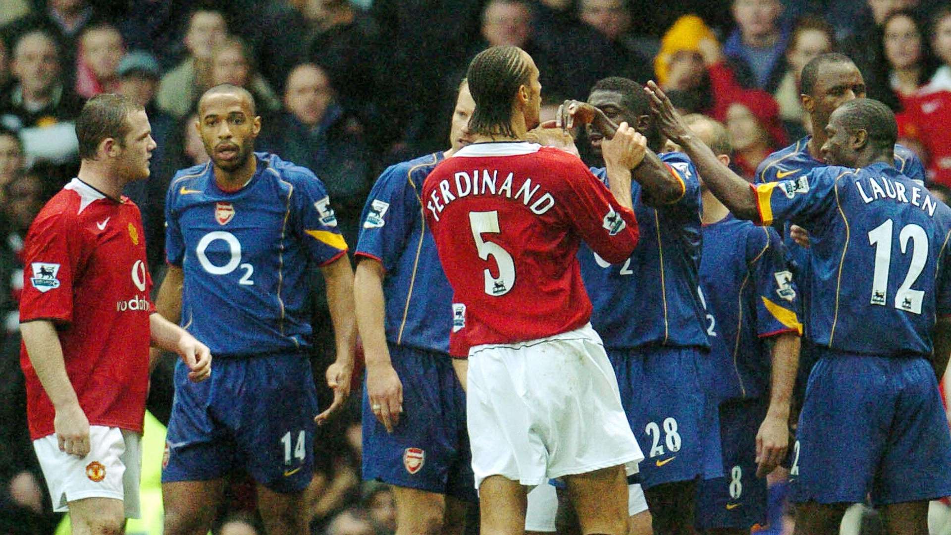 Manchester United Arsenal 2004 'Pizzagate'