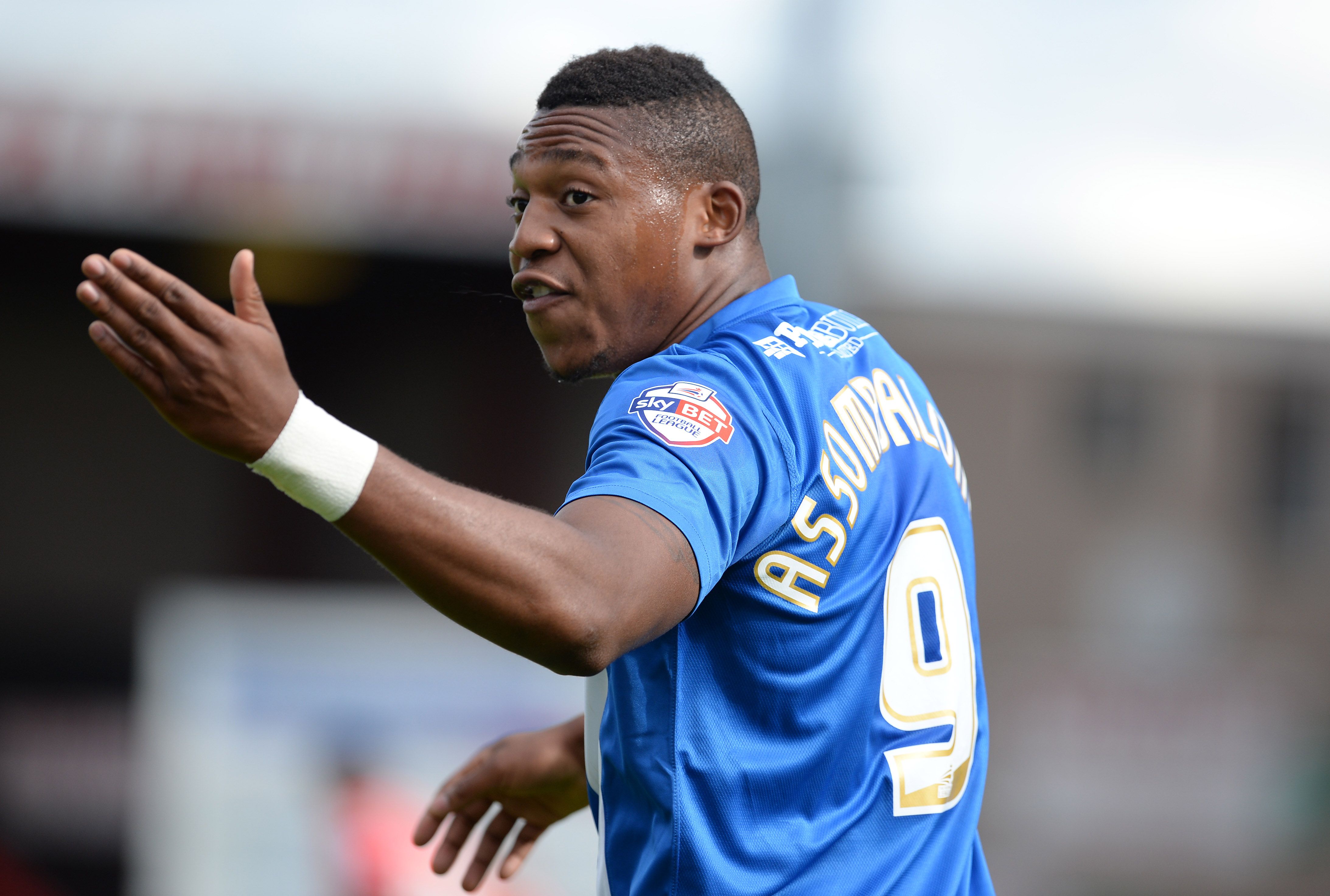 Peterborough United striker Britt Assombalonga