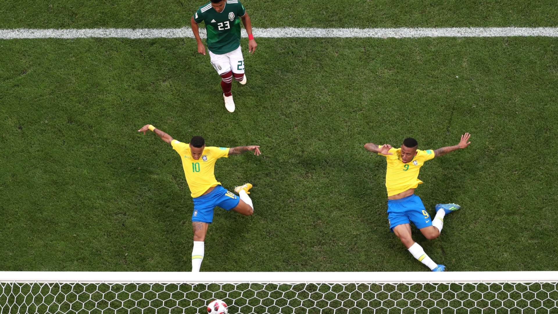 Neymar Gabriel Jesus I Brasil México I 02 07 18 I Copa do Mundo