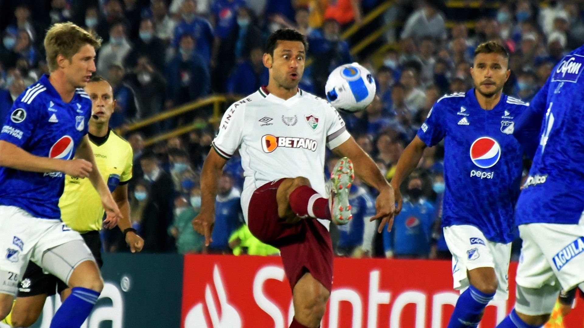 Fred Fluminense Millonarios Libertadores 22 02 2022